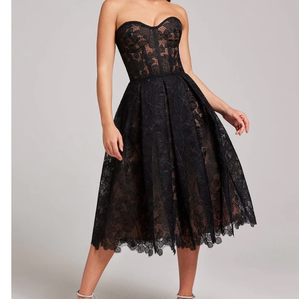 Nadine Merabi- OLIVIA BLACK DRESS
